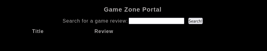 Game Zone - TryHackMe