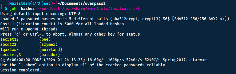 Overpass 2, Hacked - TryHackMe